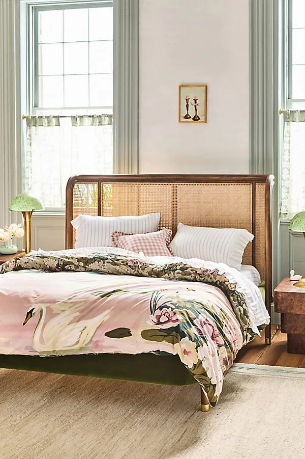 Organic Cotton Printed Percale Duvet Collection by Anthropologie