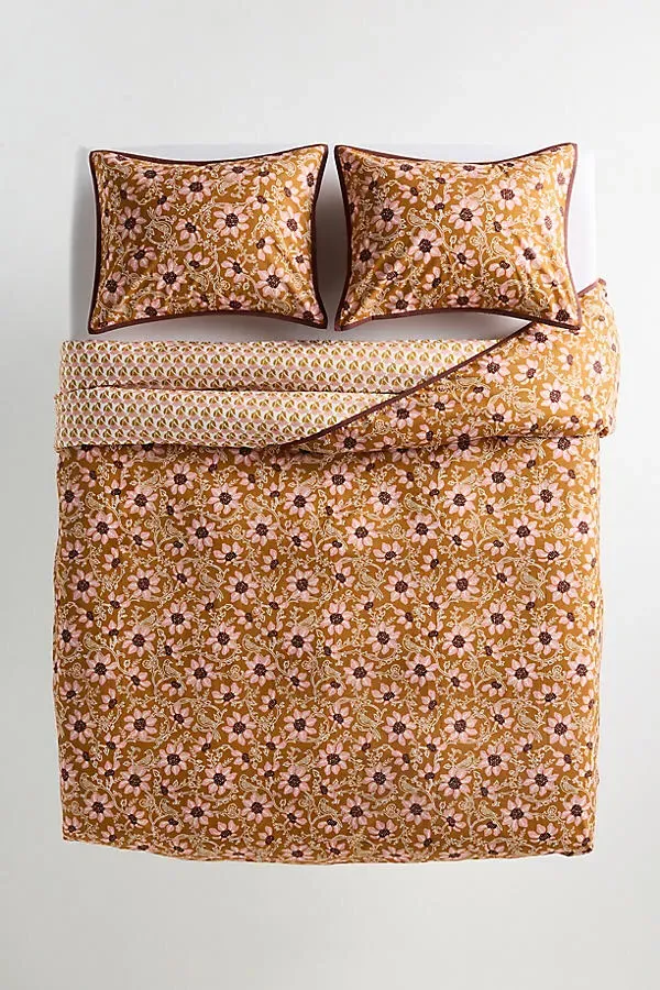 Organic Cotton Printed Percale Duvet Cover - Double product