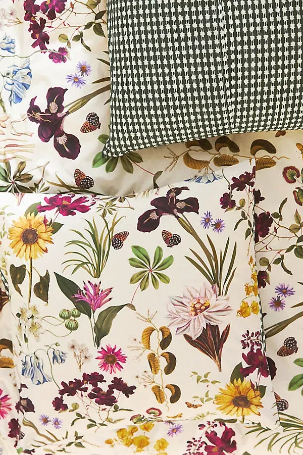 Organic Cotton Printed Percale Euro Sham product
