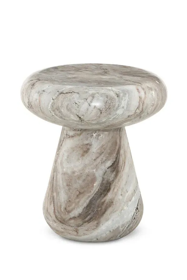 Pablo Round Marble End Table - Beige product
