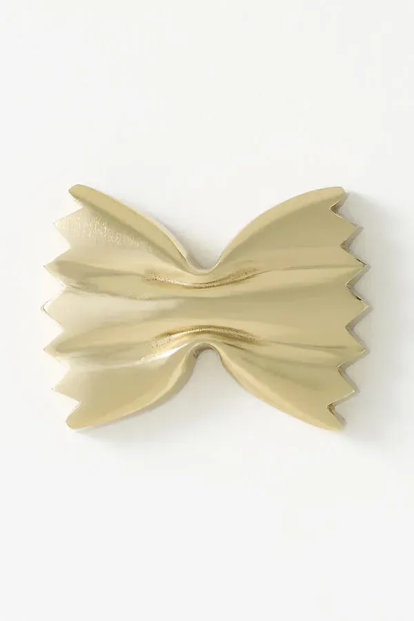 Pasta Farfalle Metal Gallery Wall Charm - Gold product