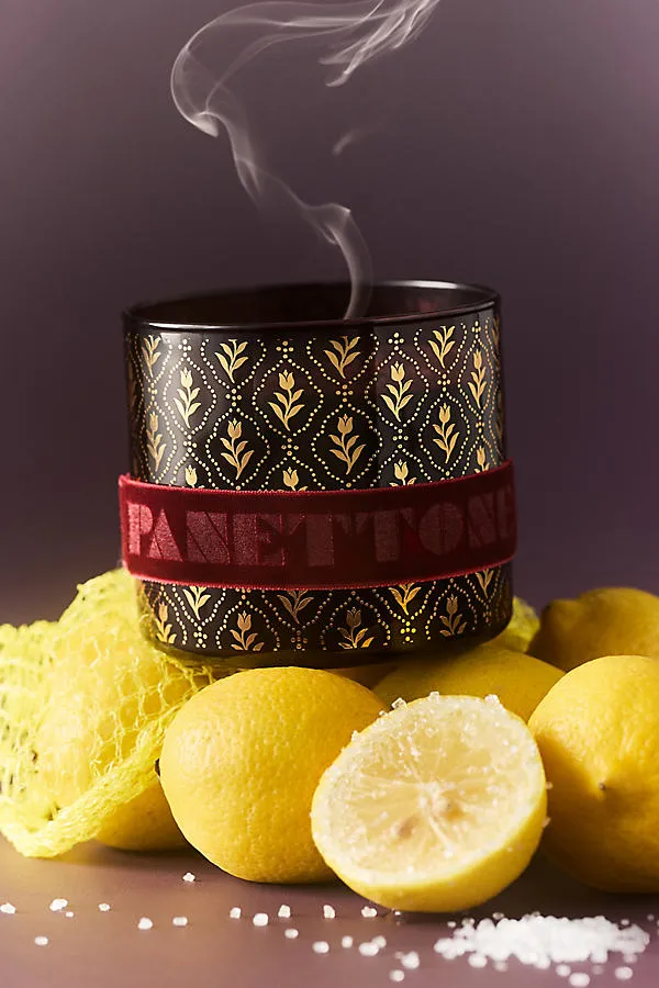 Patisserie Gourmand Panettone Boxed Glass Candle - Brown, Cotton by Anthropologie
