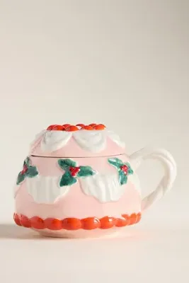 Patisserie Lidded Mug - Stoneware by Anthropologie, image 2