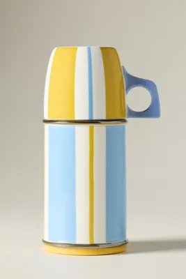 Paulinette Demi Sipper & Mug Set - Blue, Stoneware by Anthropologie, image 2