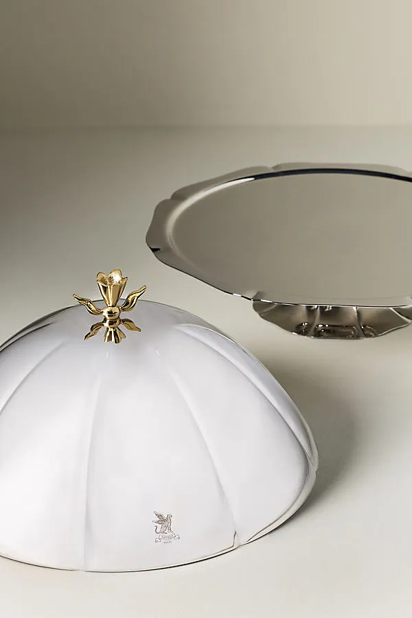 Penelope Cake Stand with Dome - Silver, Stainless Steel product