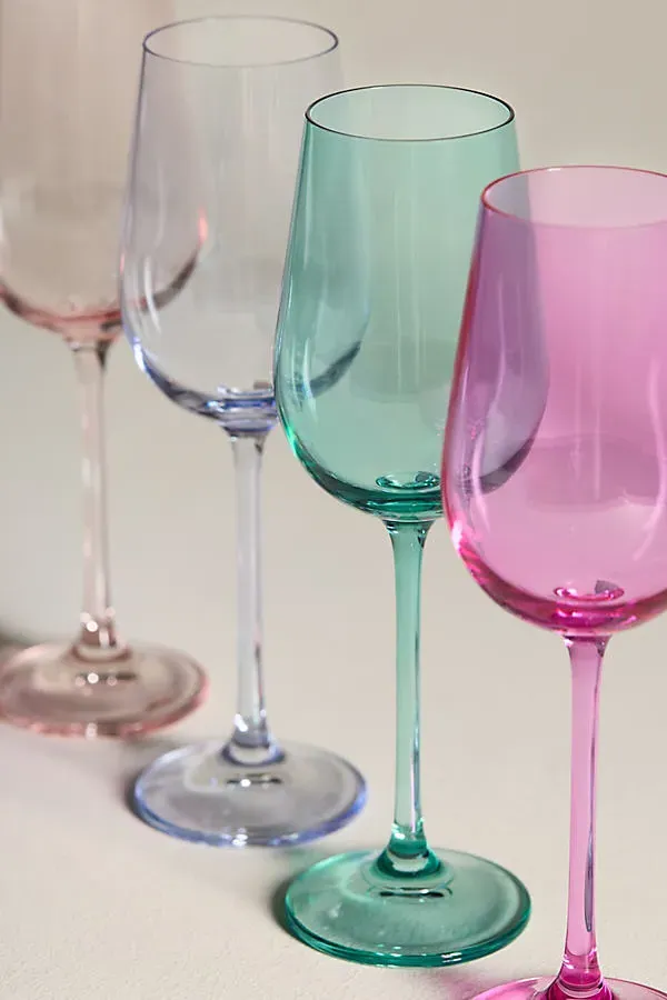 Peony Aperitif Glasses Set of 4 - Cristallin Glass by Anthropologie, alternate view