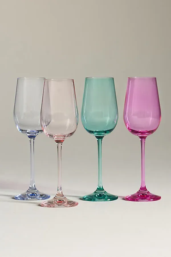 Peony Aperitif Glasses Set of 4 - Cristallin Glass by Anthropologie