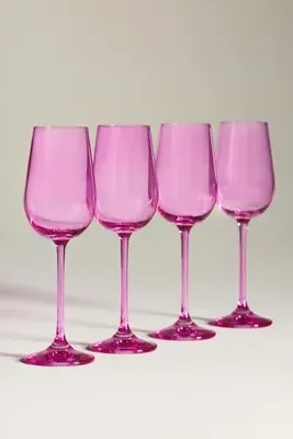 Peony Aperitif Glasses Set of 4 - Pink by Anthropologie, image 2