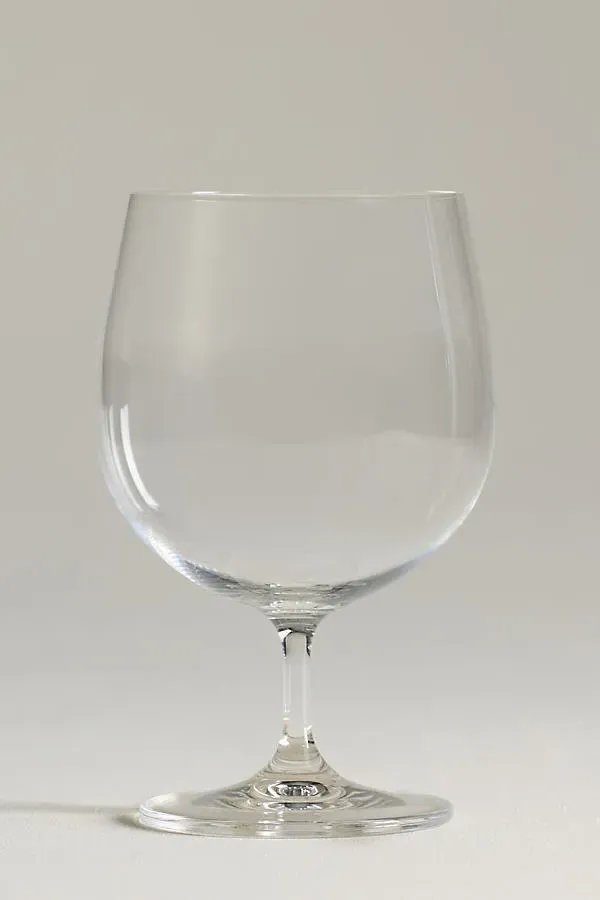 Peony Goblet Glasses Set of 4 - Clear, Cristallin Glass by Anthropologie