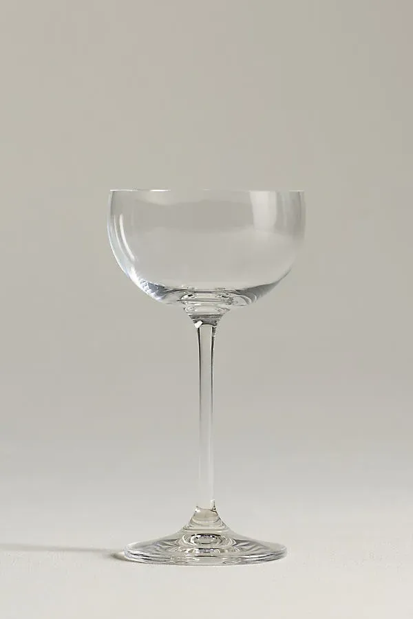 Peony Nick & Nora Glasses Set of 4 - Clear, Cristallin Glass by Anthropologie