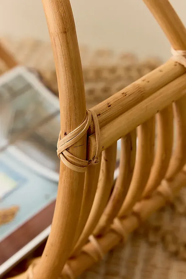 Perla Magazine Holder - Beige, Rattan product
