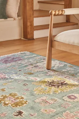 Perry Persian-Inspired Rug - Blue, Wool by Anthropologie, alternate view