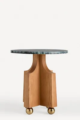 Perry Round Side Table - Marble product