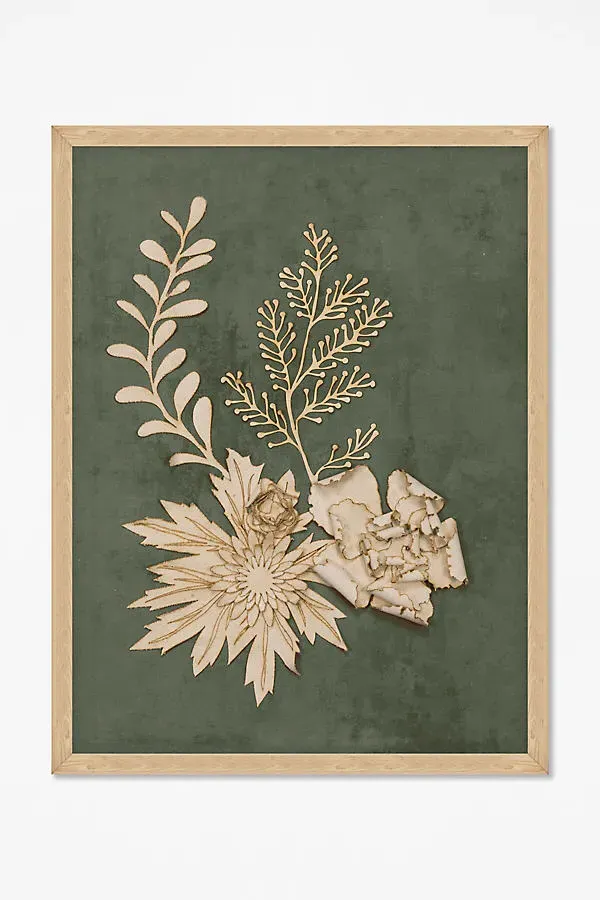 Petalspell Wall Art - Green, Canvas product