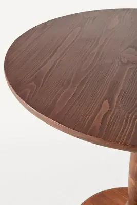 Pierre Round Bistro Table - Green, Pine & Acacia Wood product