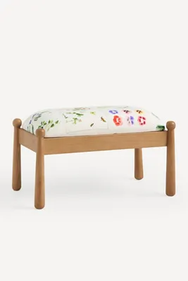 Pippa Botanica Ottoman - Cotton by Anthropologie, alternate view