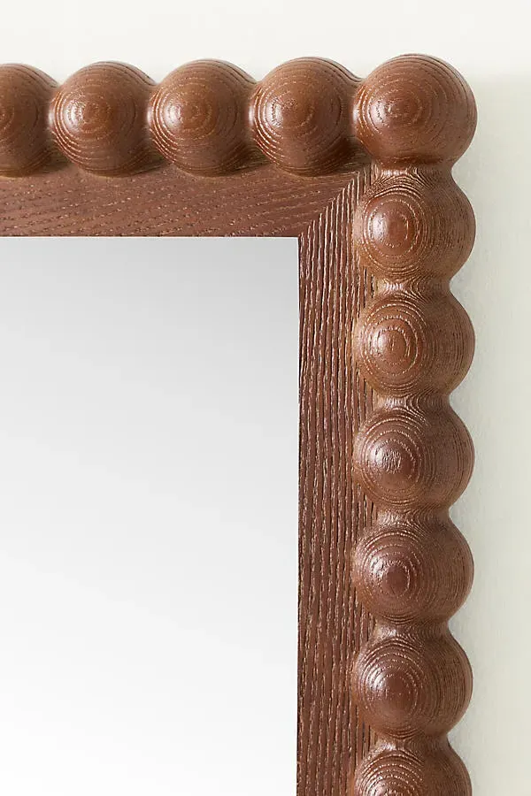 Pippa Petite Portrait Gallery Wall Mirror - Brown, Resin product