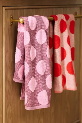 Polly Jacquard Dish Towels Set of 2 - Cotton by Anthropologie, image 2