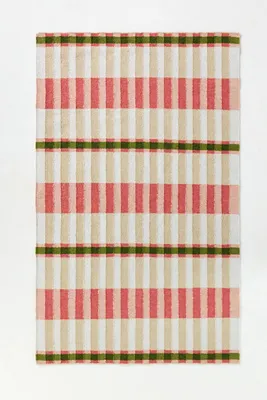 Poppy Indoor/Outdoor Flatwoven Geometric Rug - Pink, PET product