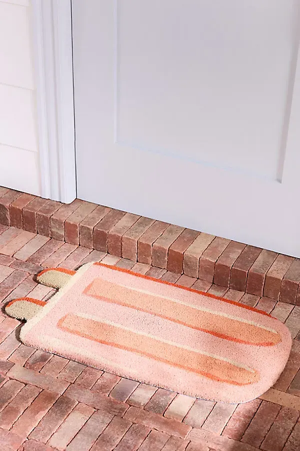 Popsicle Coir Printed Doormat - Orange product