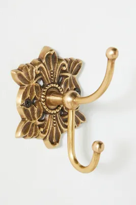 Primrose Bath Hook - Gold, Brass product