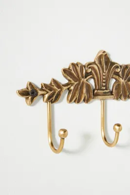 Primrose Hook Rack - Gold, Brass by Anthropologie, image 2