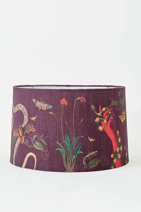 Printed Fabric Lamp Shade - Cotton by Anthropologie