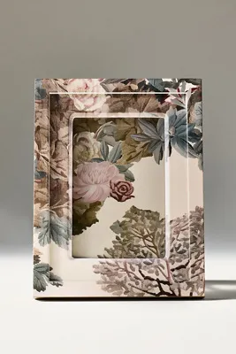 Printed Pattern Drench Photo Frame - Brown, Engineered Hardwood by Anthropologie, image 2