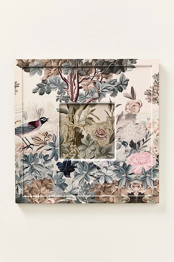 Printed Pattern Drench Photo Frame - Brown, Engineered Hardwood by Anthropologie