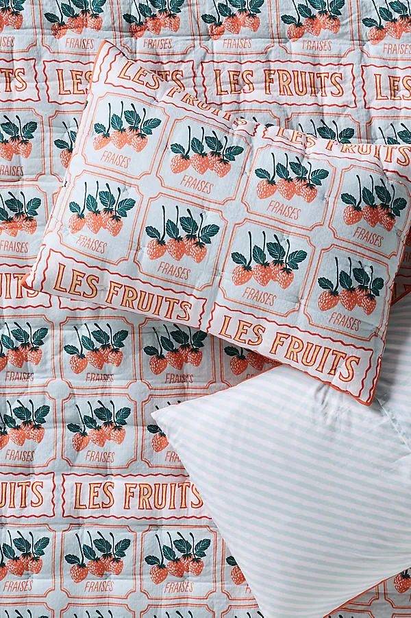 Printed Textured Queen Pillow Shams Set of 2 - Cotton product