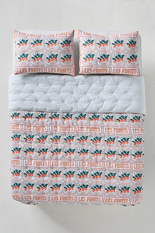 Printed Textured Queen Size Cotton Quilt product