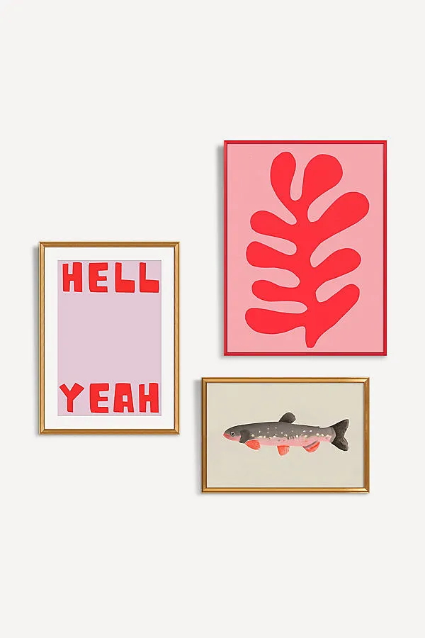 Proud Pink Gallery Wall Art Set - Pink product
