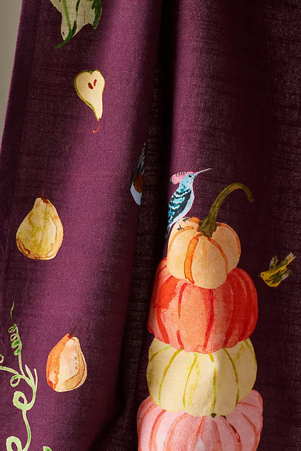 Pumpkin Stack Dish Towel - Cotton product