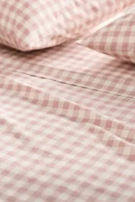Queen Size Printed Sheet Set - Purple, Organic Cotton Percale by Anthropologie, image 2