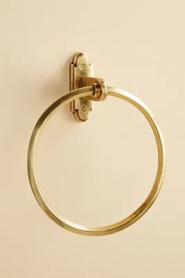 Raina Towel Ring - Brass product
