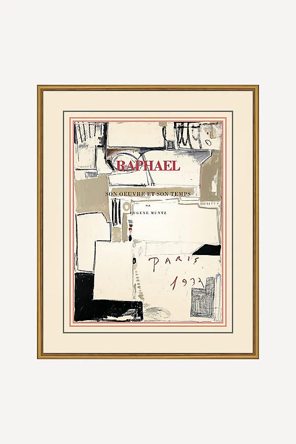Raphael Paris Vintage French Poster Wall Art - Beige product