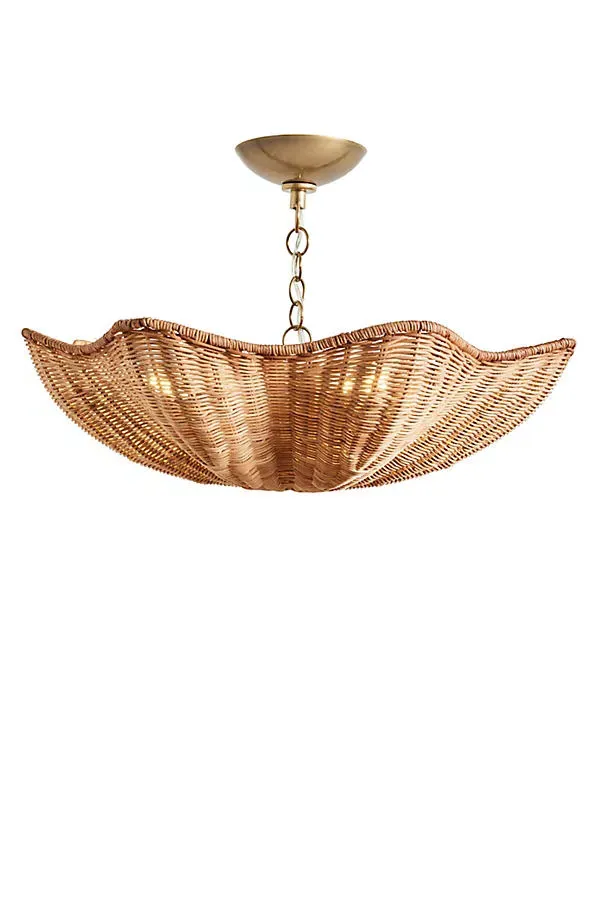 Ravello Rattan Flush Mount - Brown product