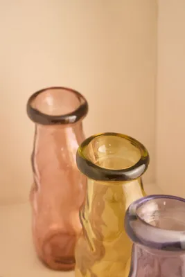 Recycled Glass Vase - Yellow, Recycled Glass product