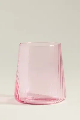 Reflections Set of 4 Stemless Wine Glasses - Pink product