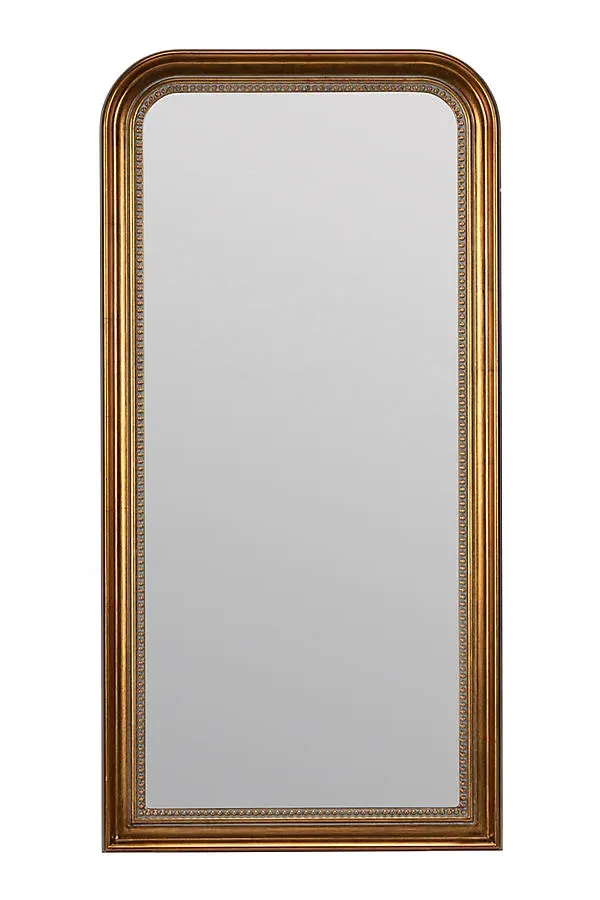 Remi Arched Wall Mirror - Gold, Brass product