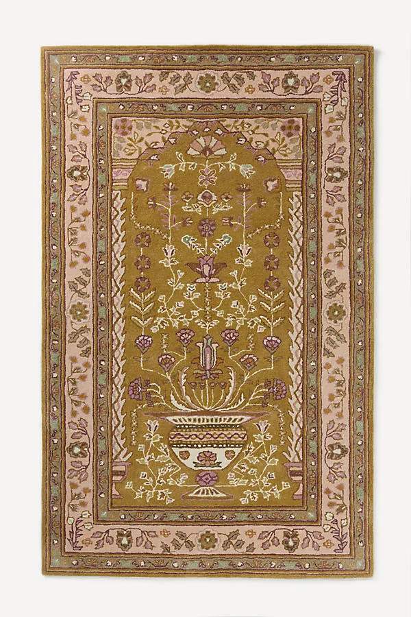 Remington 2x3 Flatwoven Persian-Inspired Rug - Ochre, Wool Blend product