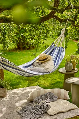 Remo Stripe Hammock - Blue, Cotton product