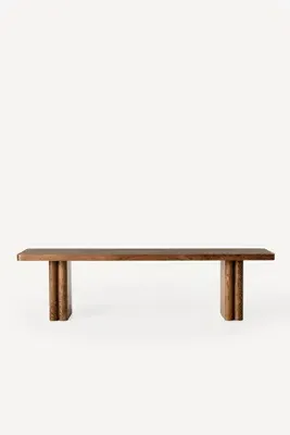 Renata Dining Bench - Brown, Oak Veneer product