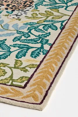 Renna Hand-Tufted Cheetah Rug 2x3 - Yellow, Wool-Blend product