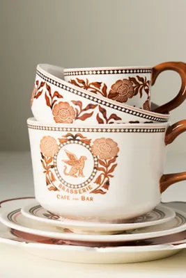 Reverie Dessert Plate - Orange, Stoneware product