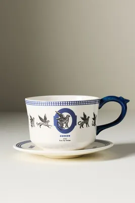 Reverie Stoneware Mug & Saucer - Blue product