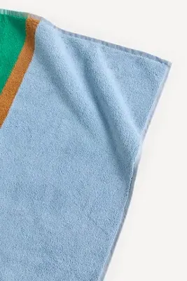 Reversible Striped Bath Mat - Blue, Cotton by Anthropologie, alternate view