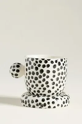 Rika Espresso Cup - Black, Stoneware product