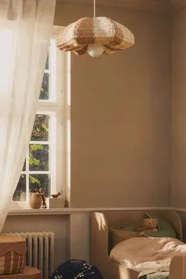 Rivan Woven Lampshade by Anthropologie, alternate view