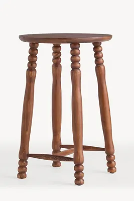 Roma Turned Wood Counter Stool - Oak product